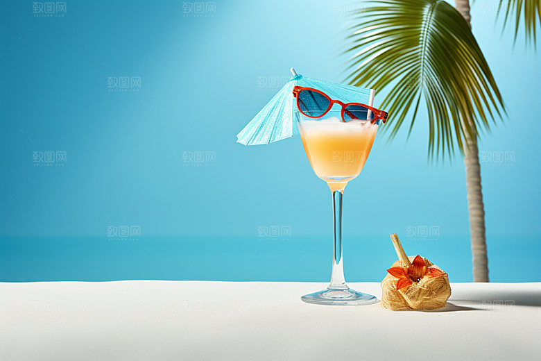 夏季物品休闲清凉素材