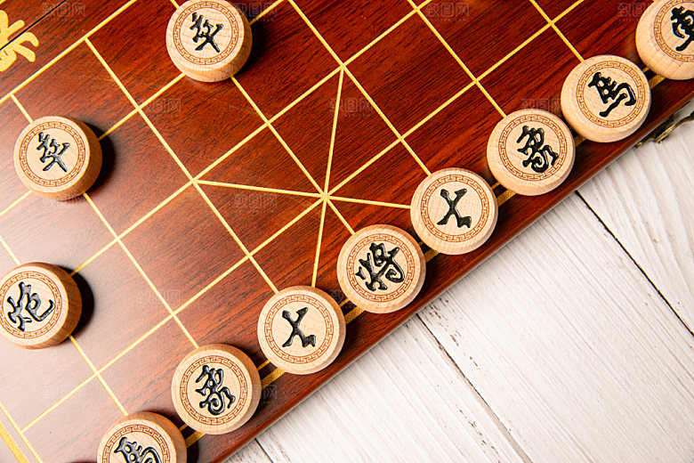 象棋棋牌下棋摄影图