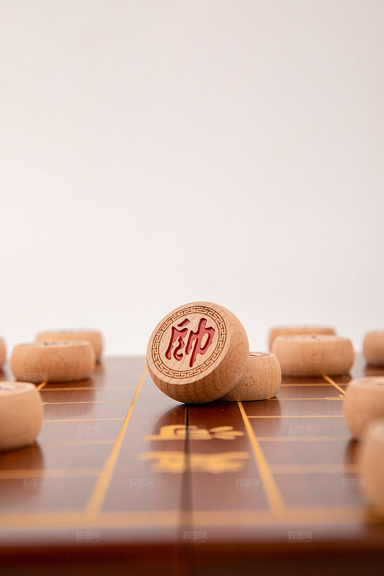 象棋下棋休闲摄影图