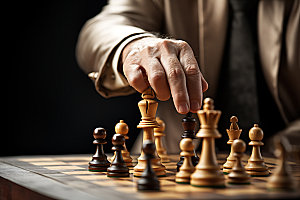 国际象棋高清商业规划摄影图