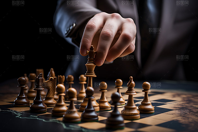 国际象棋高清企业精神摄影图