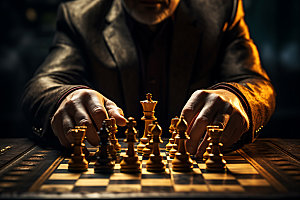国际象棋高清企业精神摄影图
