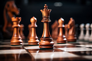 国际象棋企业文化商业规划摄影图