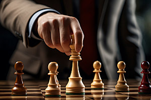 国际象棋企业精神商务摄影图