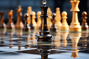 国际象棋商务企业精神摄影图