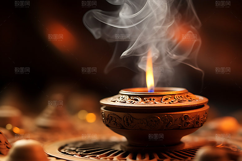 香薰氛围精油摄影图