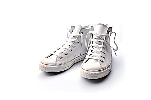 小白鞋白色休闲鞋鞋类展示图