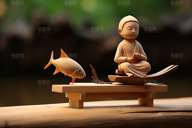 小和尚立体3D模型