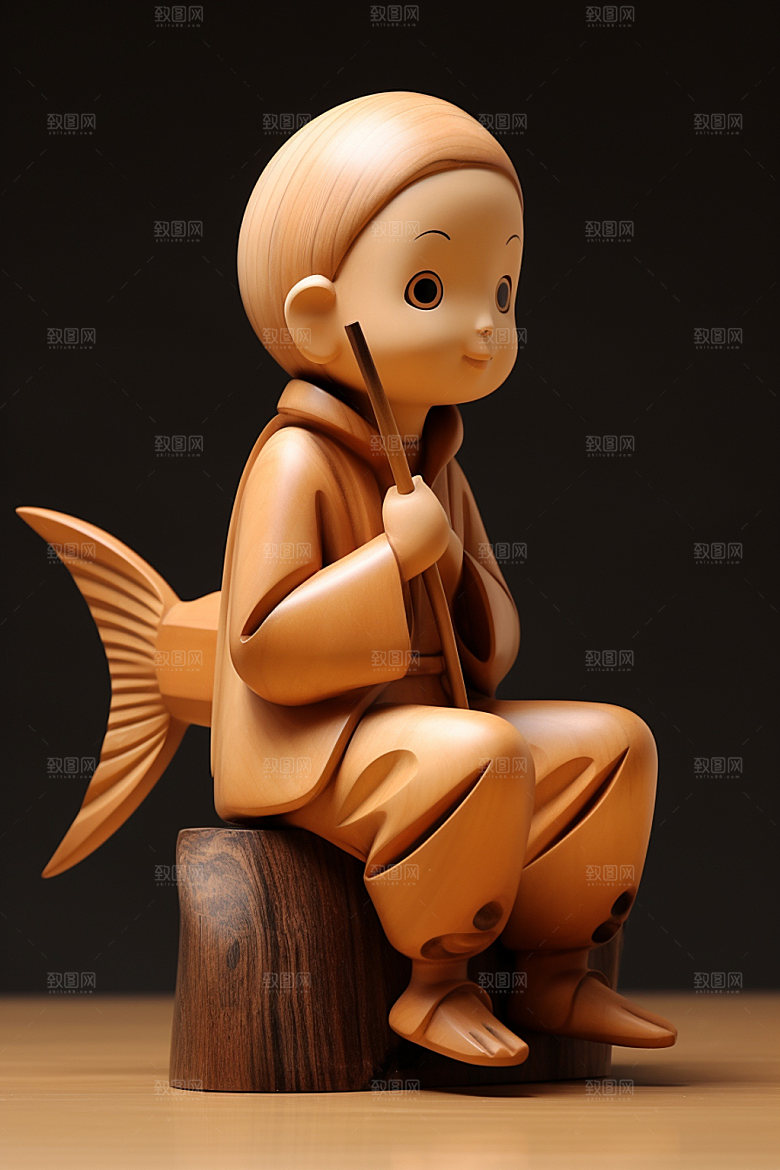 小和尚3D人物模型