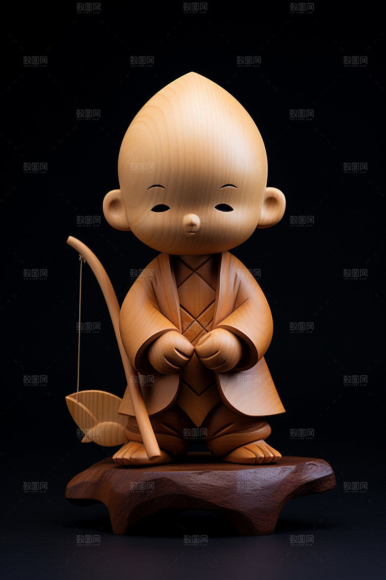小和尚3D可爱模型