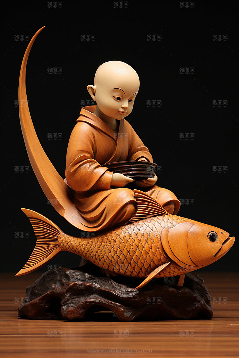 小和尚人物3D模型