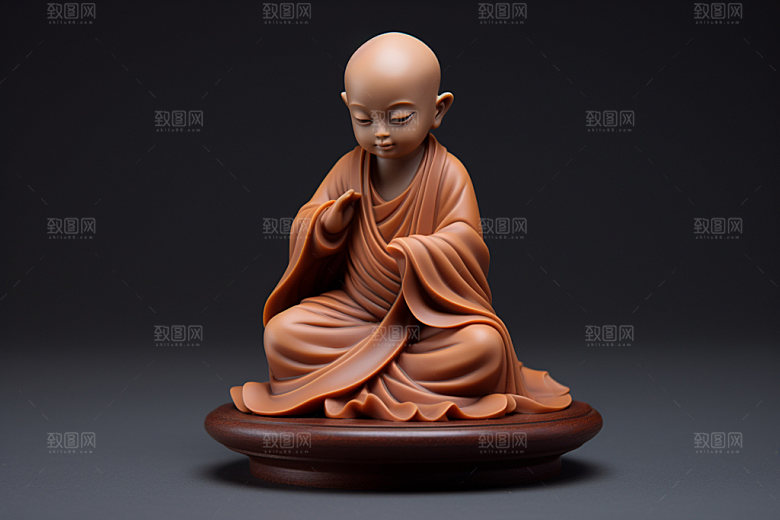 小和尚小沙弥3D模型