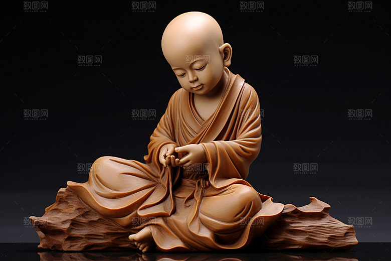 小和尚小师傅3D模型