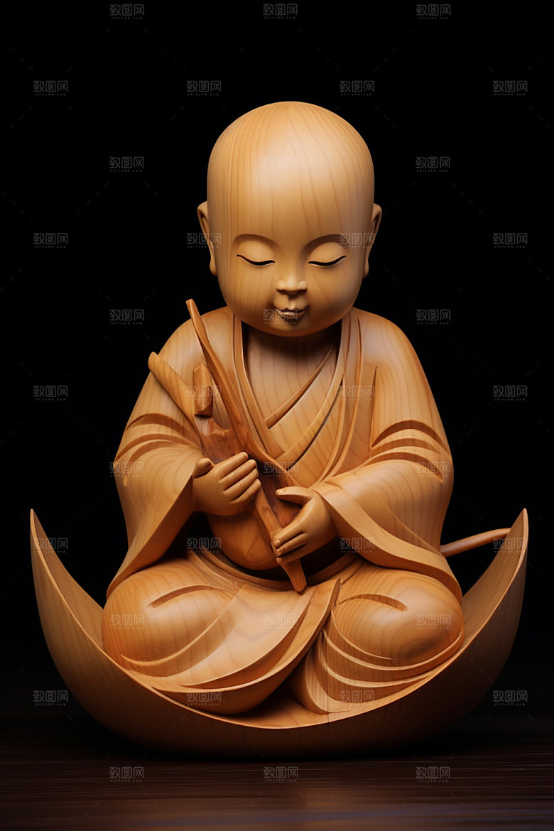 小和尚小师傅3D模型
