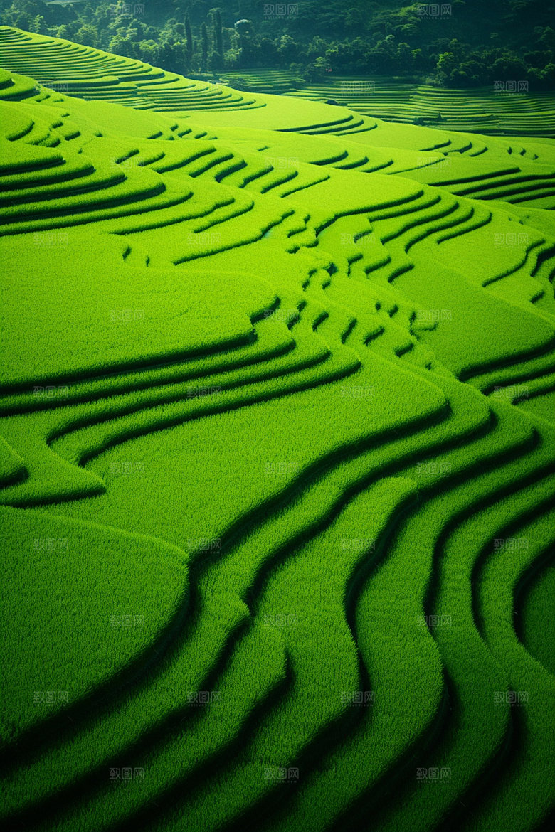 小麦麦地清新素材