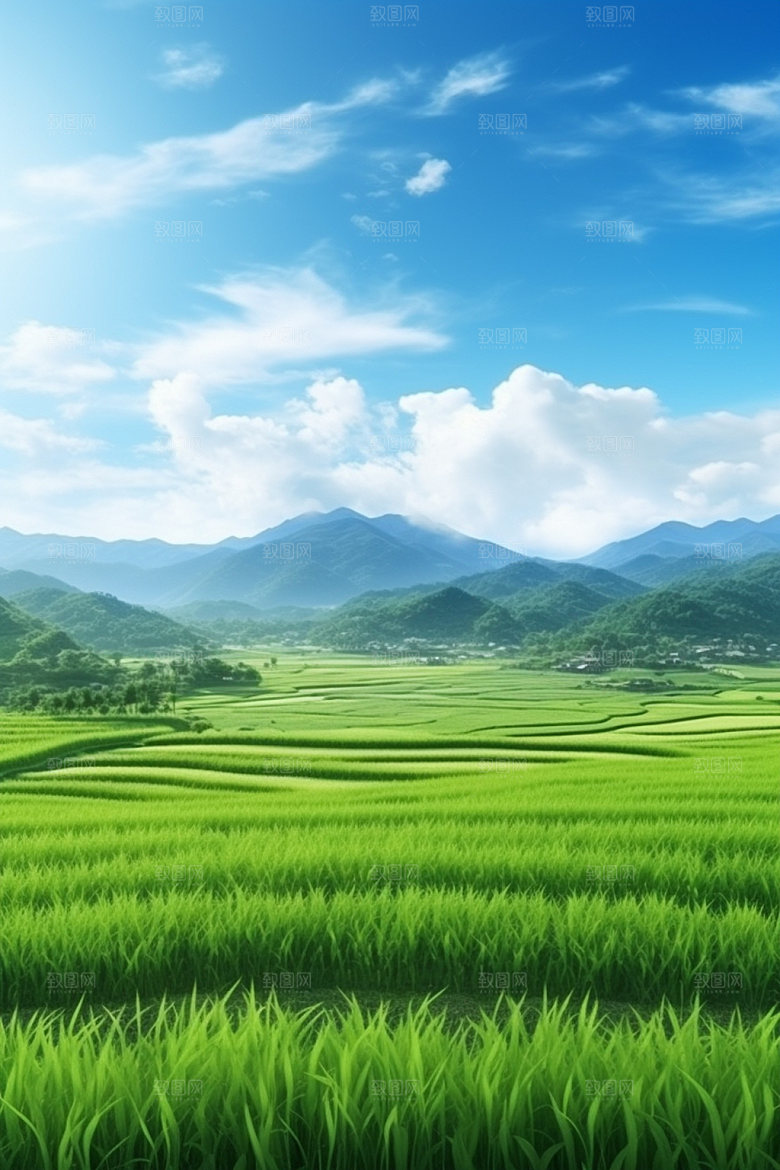 小麦自然田野素材