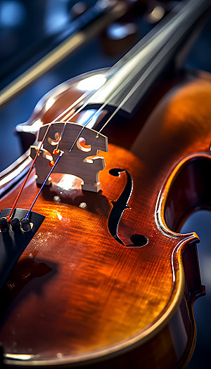 小提琴高清音乐家摄影图