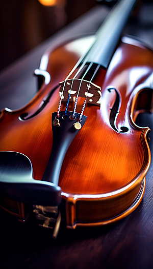 小提琴音乐家表演摄影图