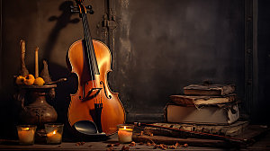 小提琴演奏会音乐家摄影图