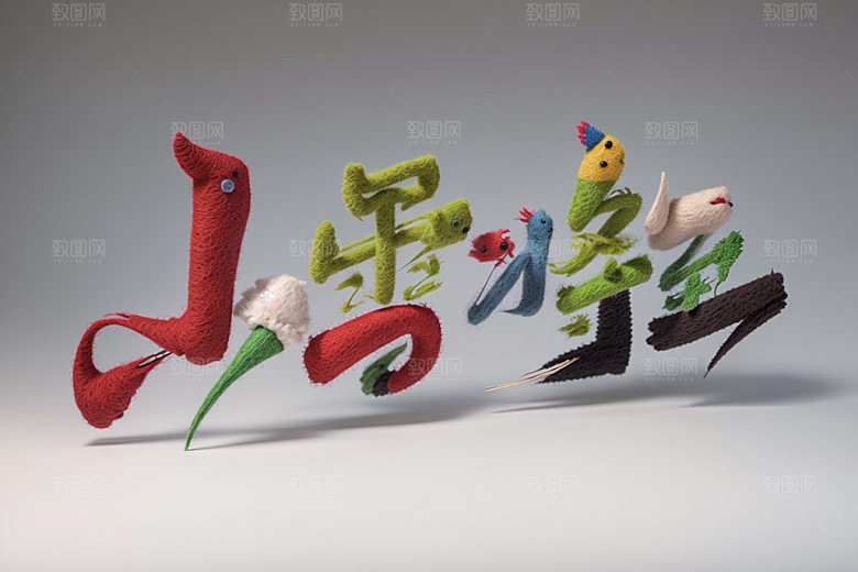 小雪将至毛笔二十四节气矢量