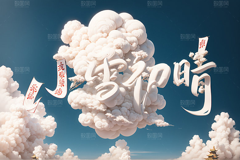 小雪节气唯美遇见小雪矢量