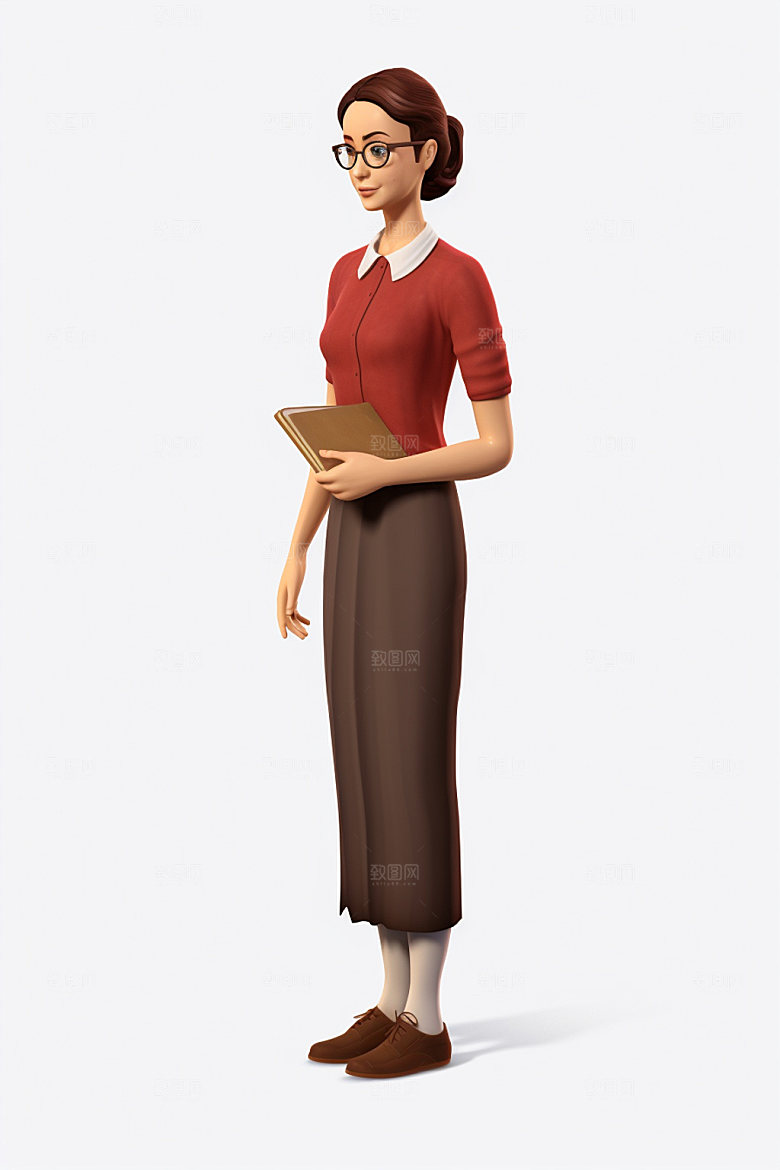 老师立体3D模型