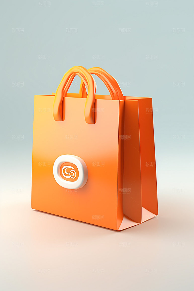 迷你购物装饰3D消费C4D模型