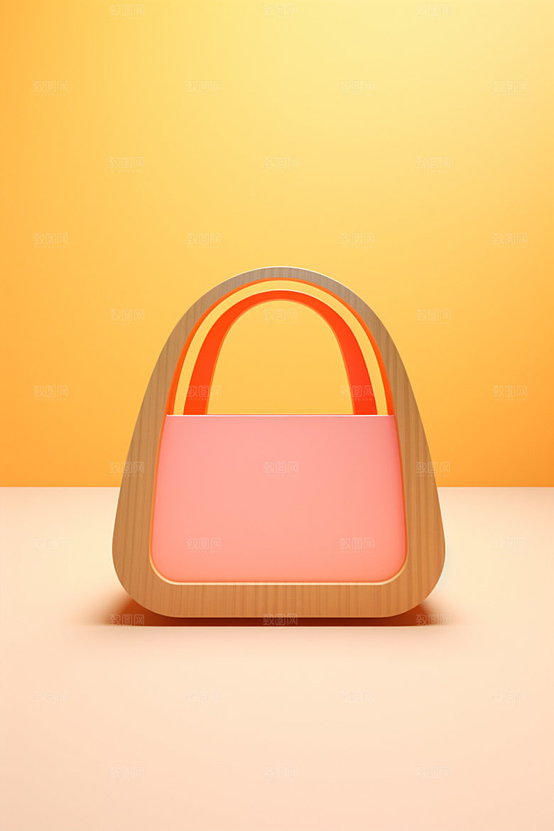 迷你购物装饰礼品立体C4D模型