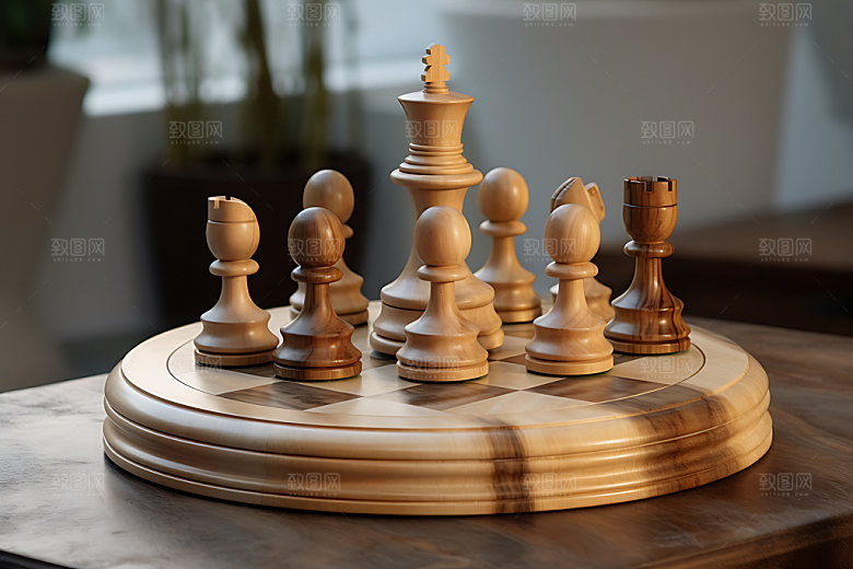 下象棋高清对弈摄影图