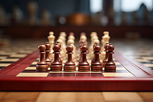 下象棋国际象棋企业精神摄影图