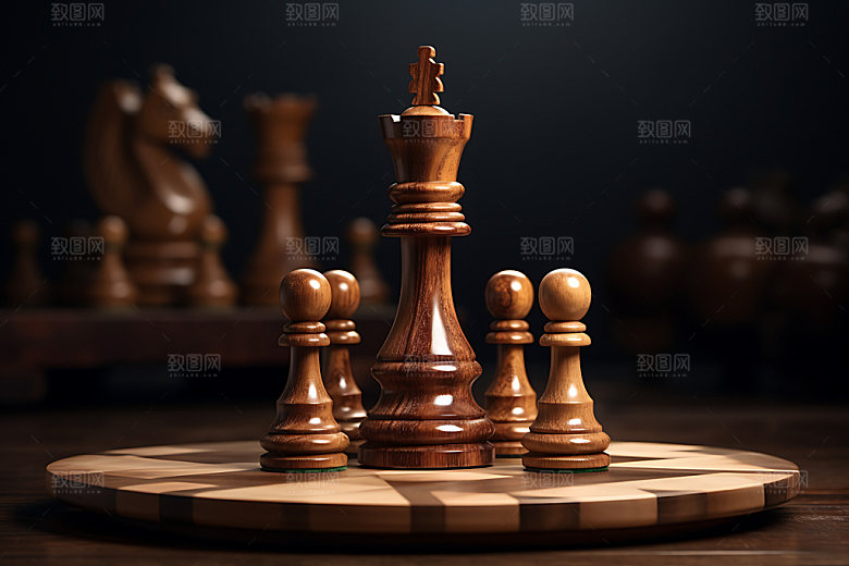 下象棋企业文化国际象棋摄影图