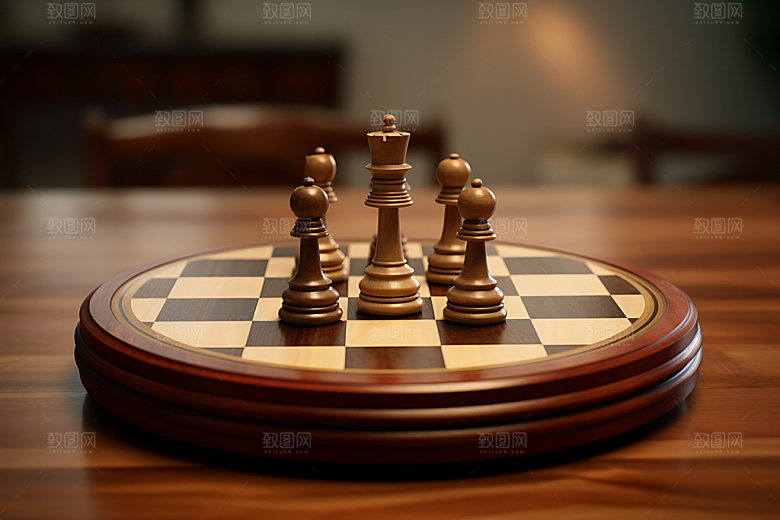 下象棋博弈商务摄影图