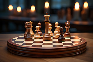 下象棋商业规划企业文化摄影图