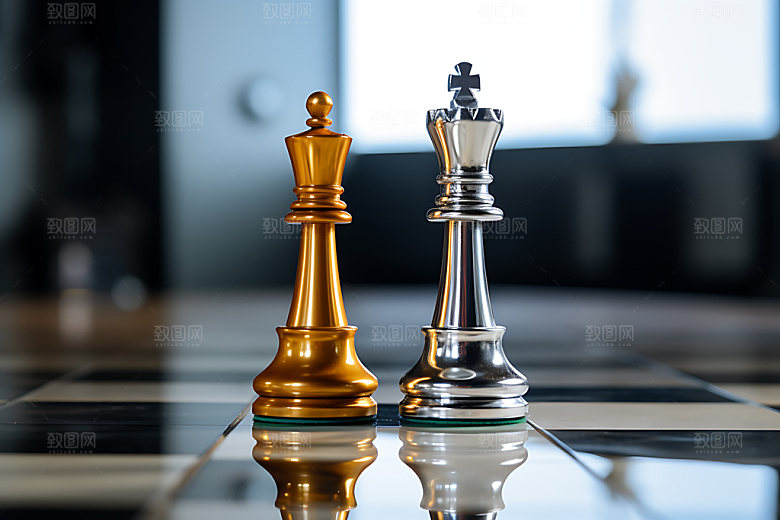 下象棋企业精神商务摄影图