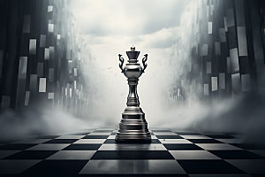 下象棋商业规划商务摄影图