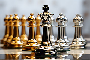 下象棋企业文化商务摄影图