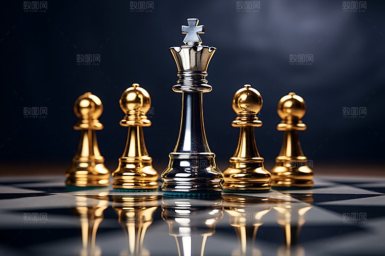 下象棋国际象棋高清摄影图