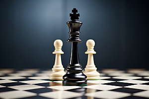 下象棋对弈博弈摄影图