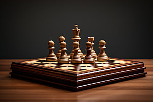 下象棋高清决策摄影图