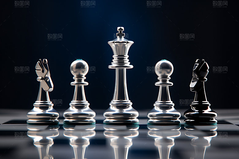 下象棋企业文化商务摄影图