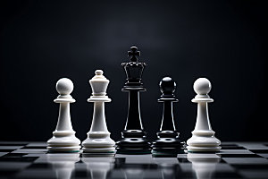 下象棋国际象棋企业文化摄影图