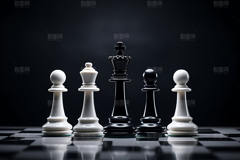 下象棋国际象棋企业文化摄影图