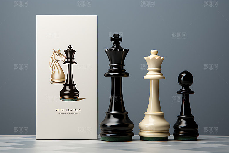 下象棋企业文化企业精神摄影图