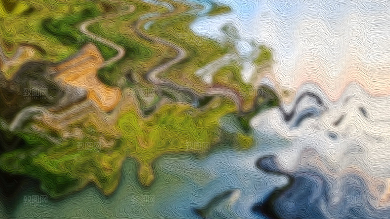 波浪质感纹理背景