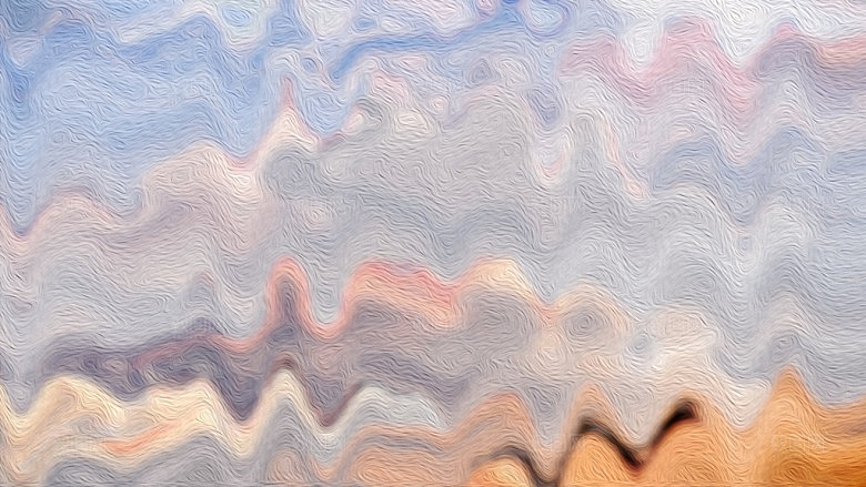 波浪油画波纹背景