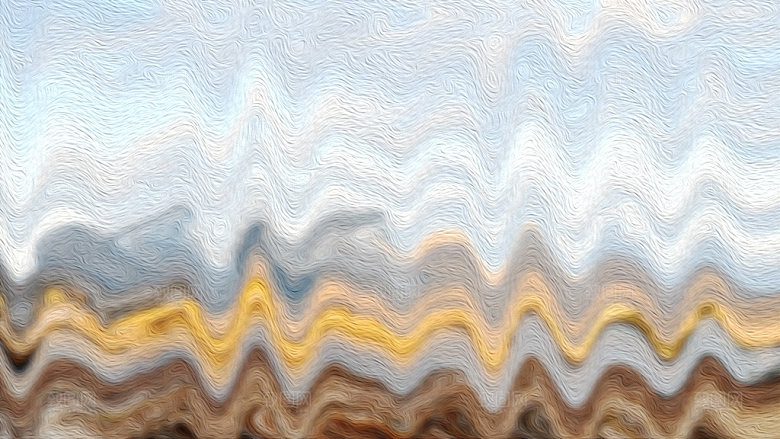 波浪油画纹理背景