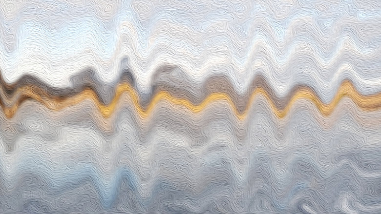 波浪纹理油画背景