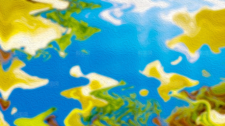 波浪油画纹理背景