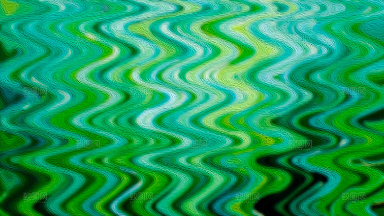 波浪油画质感背景
