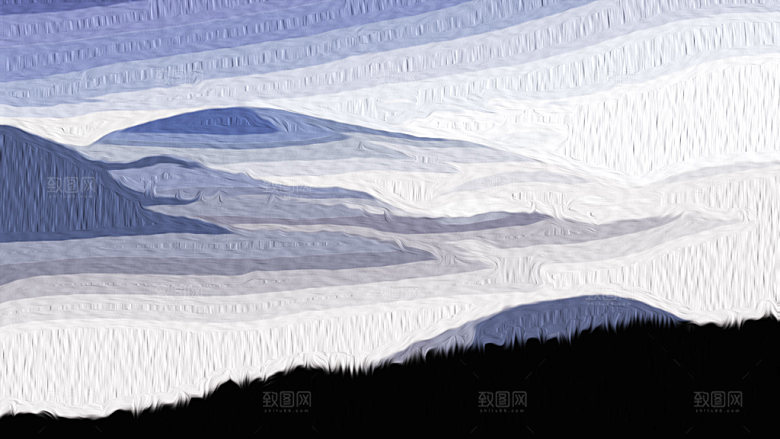 风光自然大气油画背景